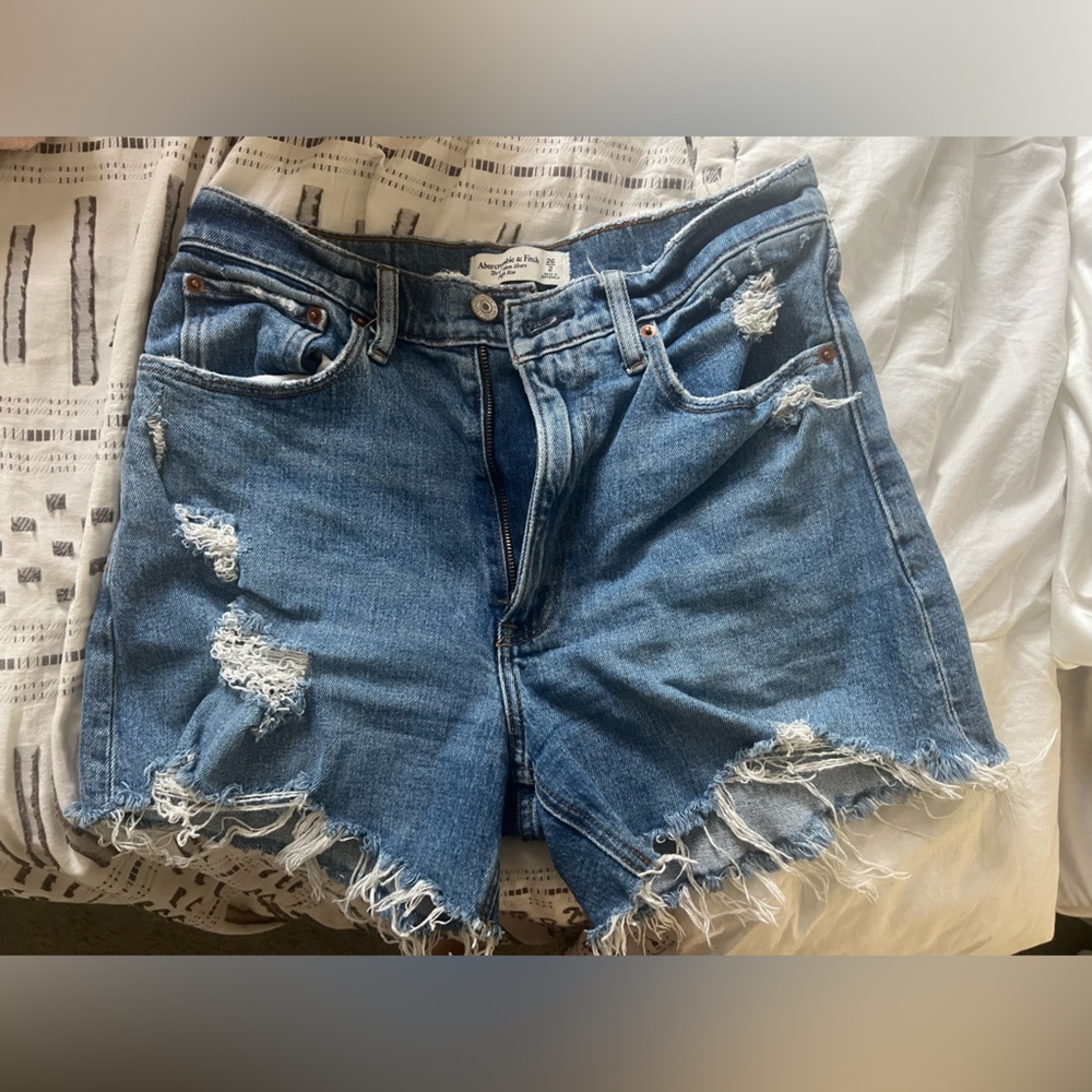 A&F high rise shorts
